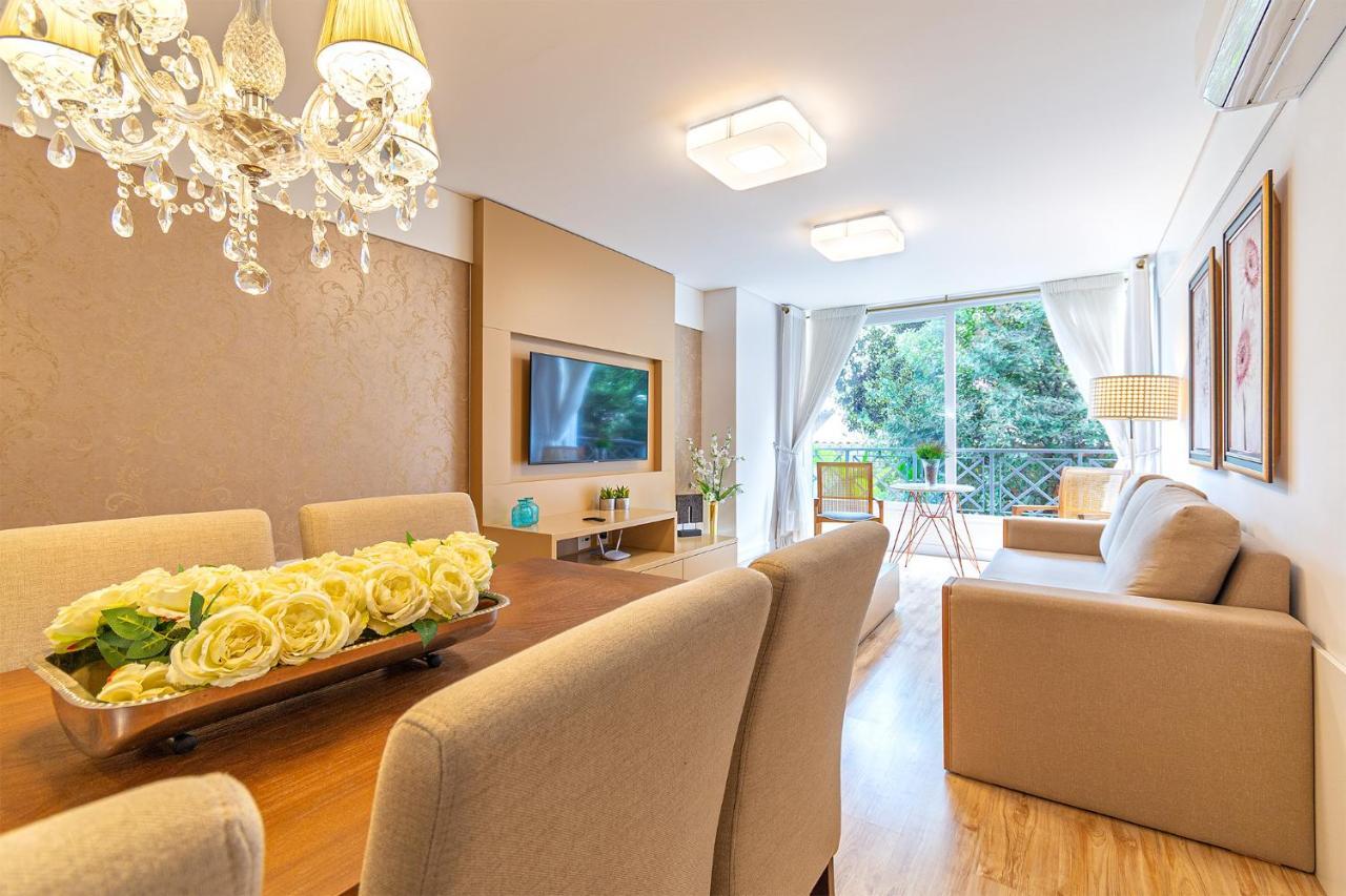 Rosa Apartamento Luxo No Centro Gramado Apartman Kültér fotó
