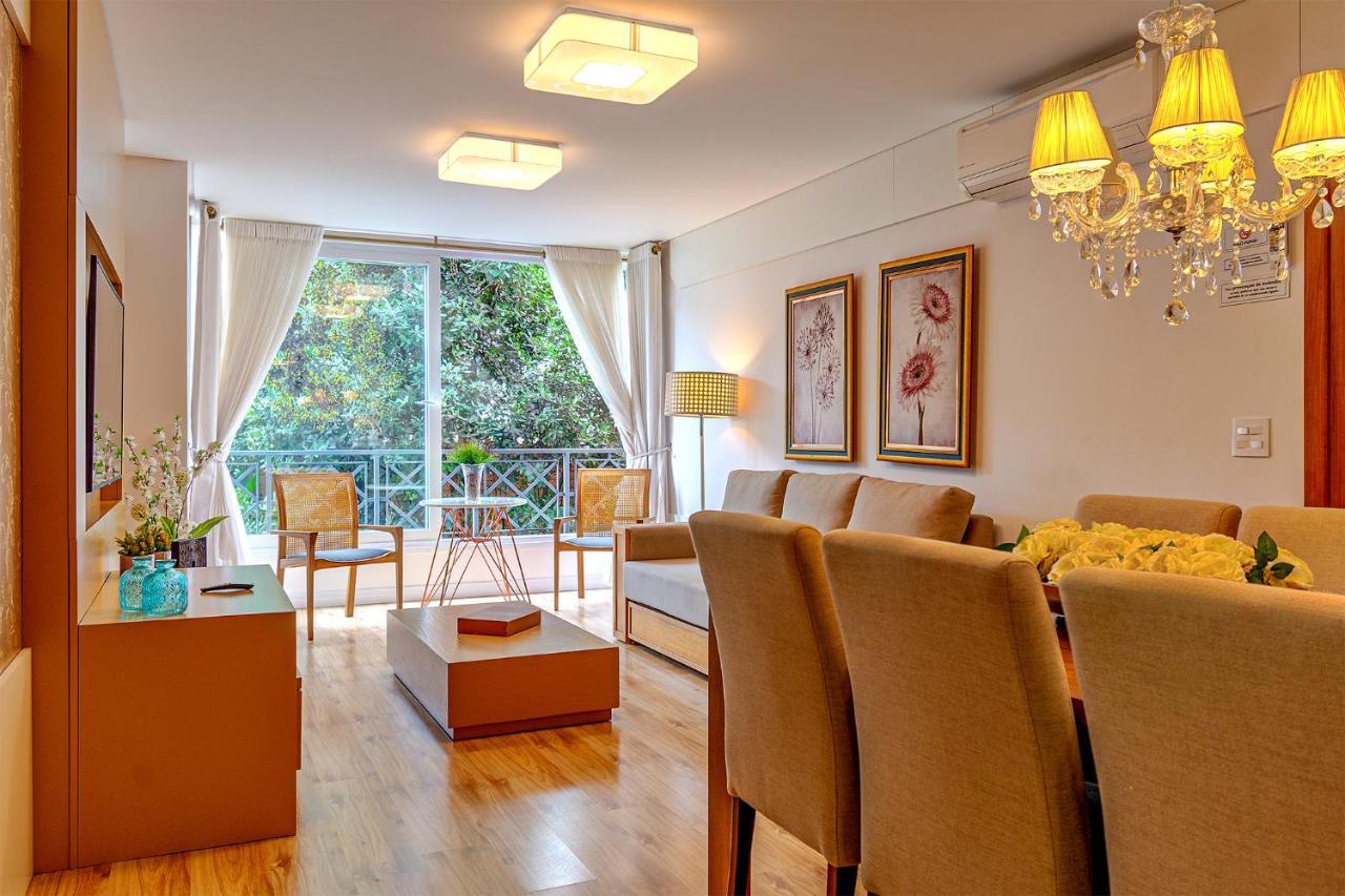 Rosa Apartamento Luxo No Centro Gramado Apartman Kültér fotó
