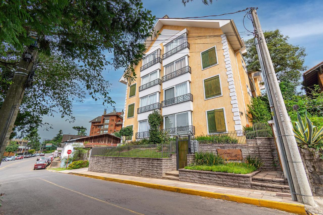 Rosa Apartamento Luxo No Centro Gramado Apartman Kültér fotó